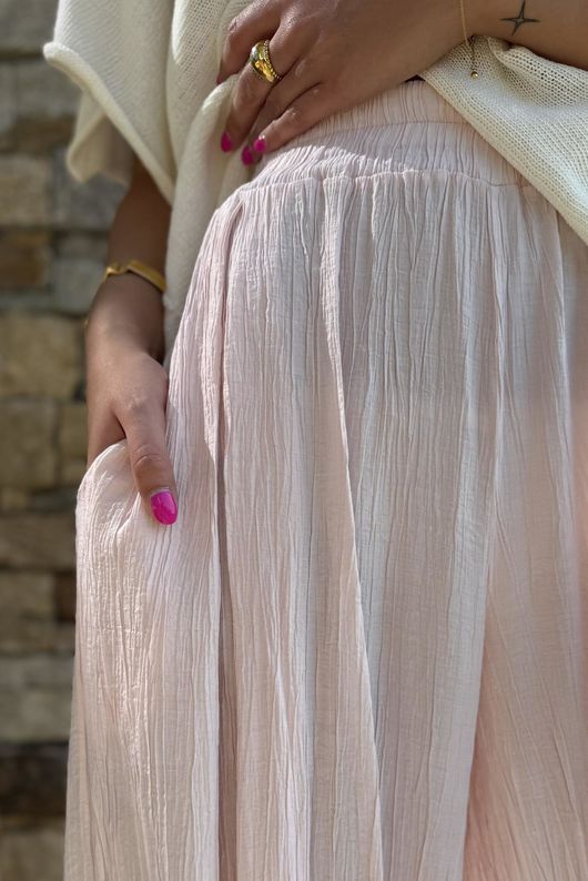 Cyril Crinkle Balloon Pant Seashell